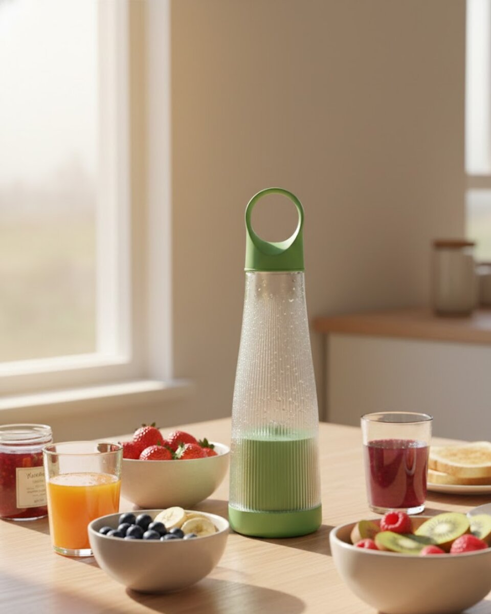 Günlük Smoothie ve Shake İçin USB Şarjlı Taşınabilir Blender