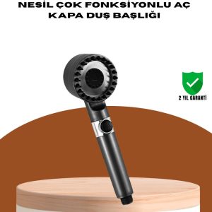 Masaj Fonksiyonlu Filtreli Duş Başlığı Dayanıklı Yapı