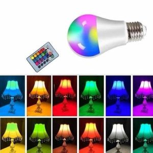 Ambiyans Aydınlatma RGB Led Lamba Kumandalı Renk Değiştirebilen