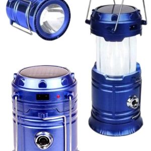 Kamp Feneri Şarj Edilebilir Güneş Enerjili Işıldak USB Şarjlı