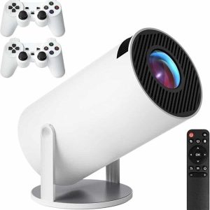 4K Wireless Çift Kollu Kumandalı Oyun Projeksiyonu Retro Video Oyunu