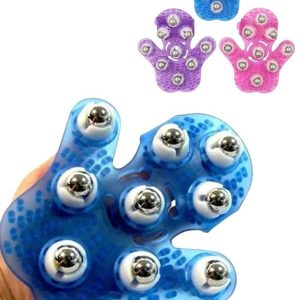 Masaj Aleti El Şeklinde Omuz Bacak Bilyeli Masaj Eldiveni El Şekilli