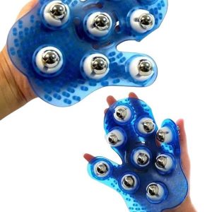Selülit Giderici Masaj Eldiveni 9 Bilyeli Palm Masaj Eldiven Tam Vücut