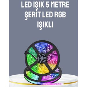 Kumandalı 5 Metre Şerit LED Dekoratif Aydınlatma