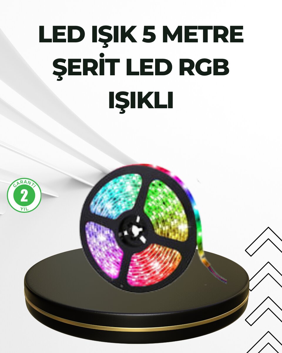 Dekoratif Kumandalı Şerit LED 5 Metre