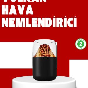 Volkanik Tasarımlı LED Işıklı Ultrasonik Nemlendirici
