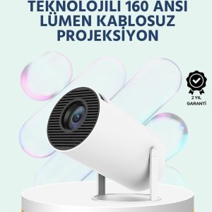 160 ANSI Lümen Parlaklığa Sahip Geniş Ekran Projeksiyon