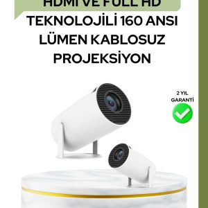Ultra Pro Full HD ve 4K Destekli 130 İnç Projeksiyon Cihazı