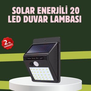 Kablo Gerektirmeyen Solar LED Bahçe ve Veranda Işığı