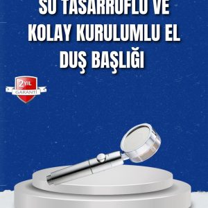 Şelale Sisi ve Masaj Özellikli Banyo Duş Başlığı
