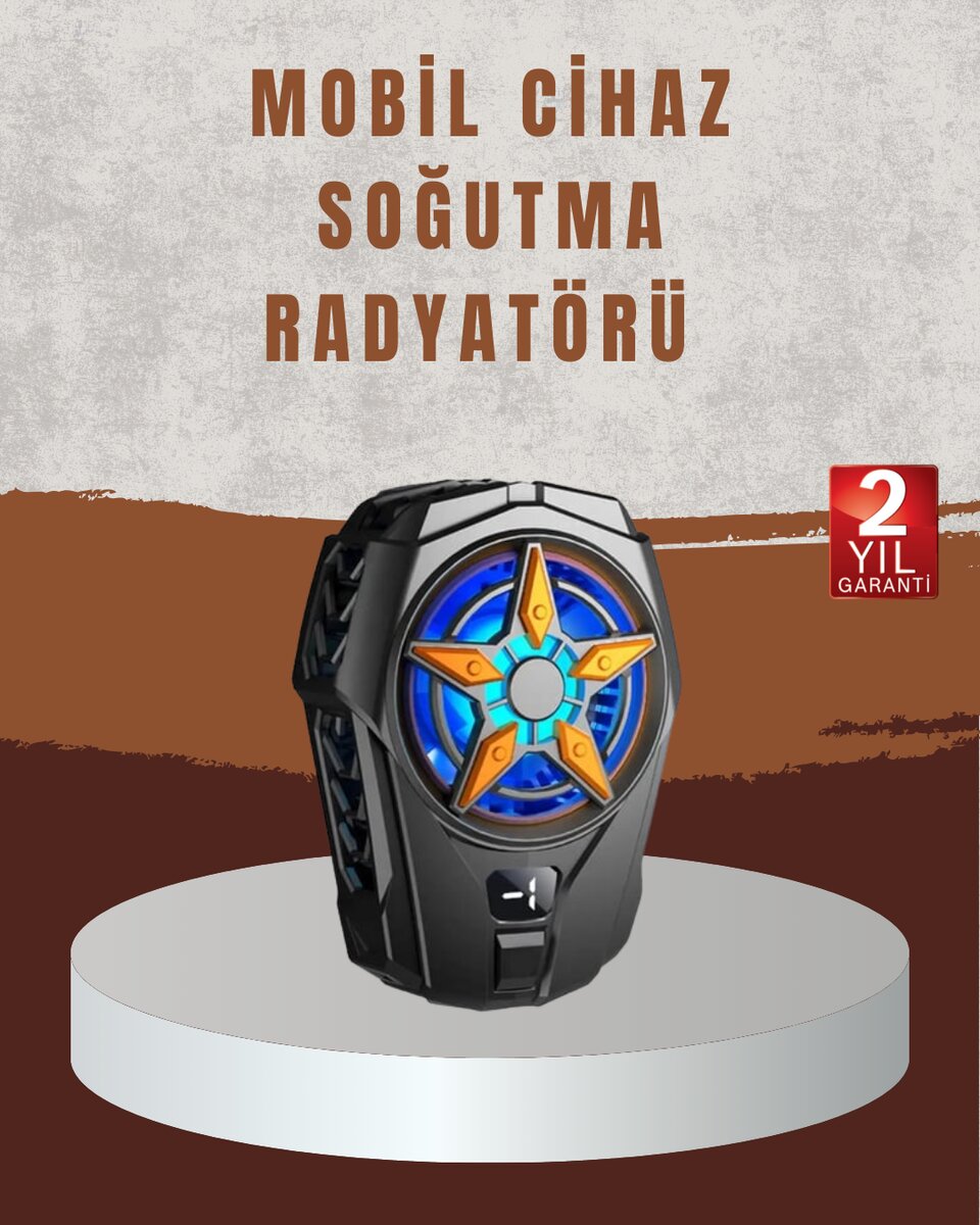 2 Kademeli Hız Ayarlı Taşınabilir Telefon Soğutucu