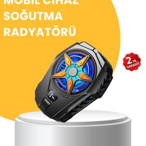 Dijital Göstergeli Evrensel Telefon Soğutma Fanı