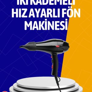 2200W Güçlü Motorlu Ergonomik Fön Makinesi