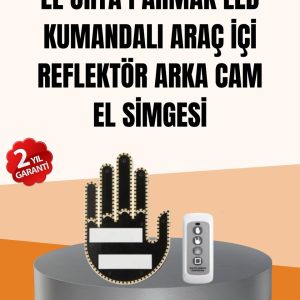 2025 Yeni Seri LED El Şekilli Park Uyarı ve Güvenlik Cihazı Orijinal