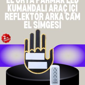 A Kalite Uzaktan Kumandalı LED Park Uyarı Işığı El Figürlü Model