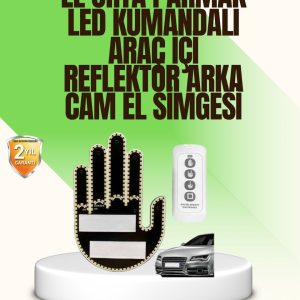 Uzaktan Kumandalı LED El Park Uyarı Cihazı Suya Dayanıklı Enerji Tasarruflu