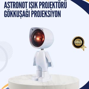 Gün Batımı Efekti Sunan Astronot LED Masa Lambası