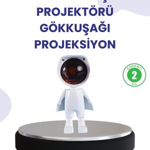 Dekoratif Gün Batımı Işığı – Astronot Figürlü