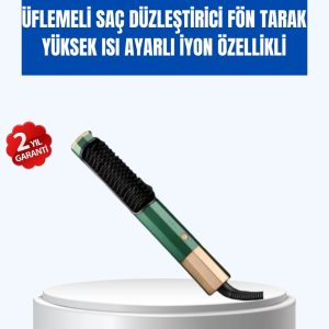 Ayarlanabilir Isı Kontrollü Saç Şekillendirme Seti – Tüm Saç Tipleri İçin Uygun