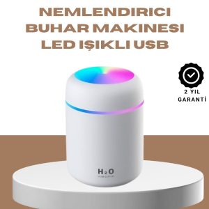 USB Girişli Taşınabilir Mini Nemlendirici 300ml Su Hazneli