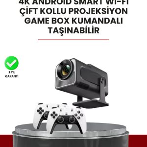 Taşınabilir Full HD Projektör - 1 GB RAM 8 GB Hafıza