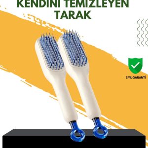 Otomatik Temizlemeli Saç Fırçası – Ergonomik Tasarım Masaj Etkili Elektriklenmeyi Önleyici