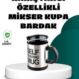 Otomatik Karıştırmalı Termos Kupa | USB Şarjlı ve Ergonomik Tasarım