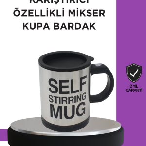 Toz İçecekler İçin Hızlı Karıştırma Özellikli Termos Kupa