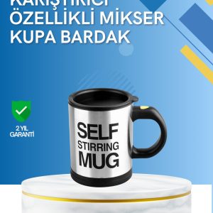 Çift Katmanlı Termos Özellikli Karıştırma Motorlu Kupa