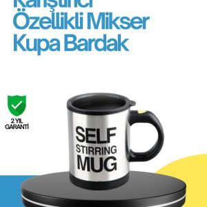 Kendi Kendini Karıştıran Termos Kupa – Pratik Güçlü Motorlu ve Termos Özellikli