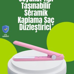 Yüzer Plakalı Kompakt Bukle Maşası – Elastik Tutuculu Saç Dostu Profesyonel Tasarım