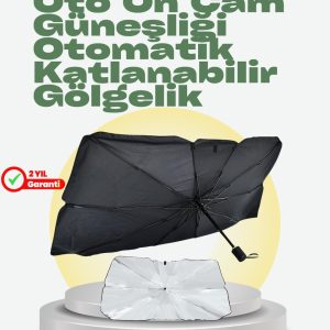 Katlanabilir Oto Güneşlik – Pratik Dayanıklı UV Koruyucu Tasarım