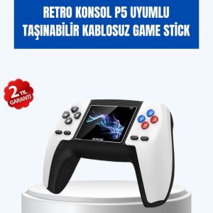 520 Oyunlu Taşınabilir Retro Oyun Konsolu | P5 GamePad