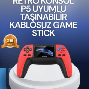 Tak Çalıştır Mini Retro GamePad | 520 Klasik Oyun