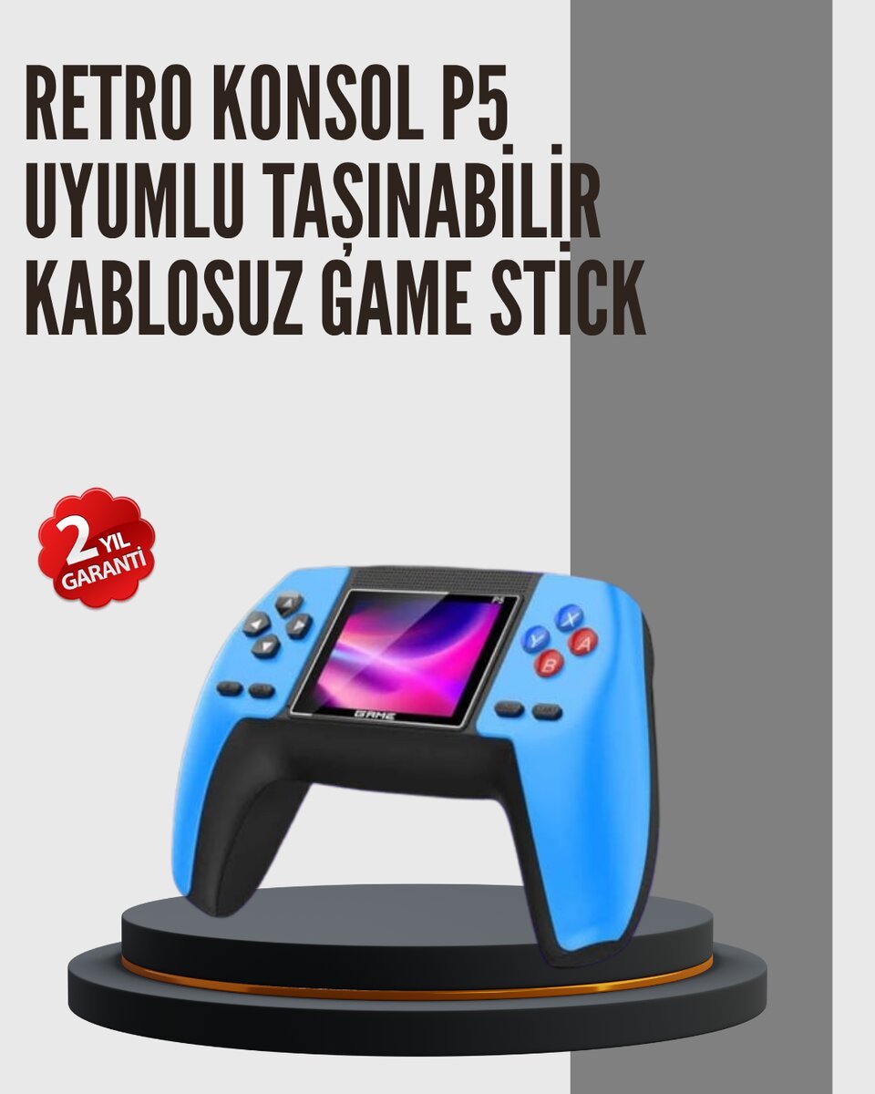 Nostaljik Mini GamePad | 520 Hazır Oyun Tak ve Oyna