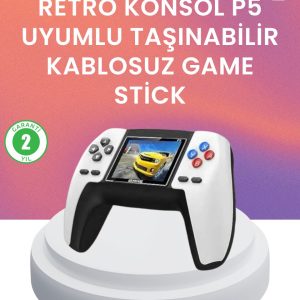 Kompakt Retro Oyun Konsolu | P5 GamePad ile Eski Günlere Dönün