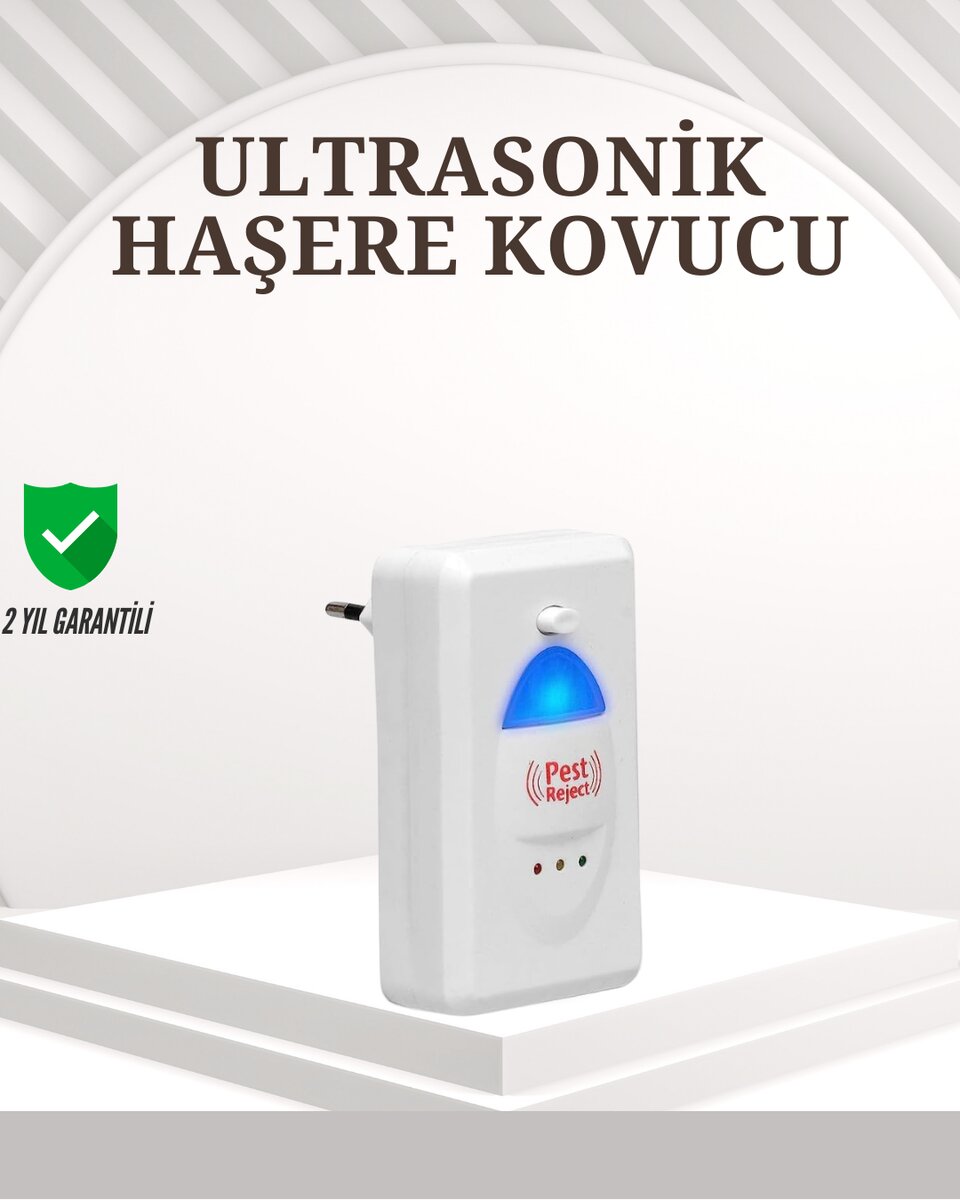 Ultrasonik Teknolojili Elektronik Haşere Kovucu