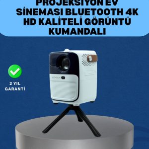 Ultra HD Çözünürlüklü Taşınabilir Projektör – 1920x1080 Piksel Görüntü Kalitesi (Kopya)