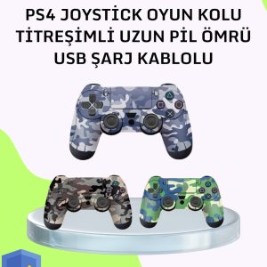 Uzun Pil Ömürlü Oyun Kolu – USB ile Hızlı Şarj Desteği