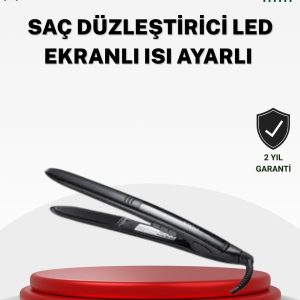 2025 Seri Profesyonel Isı Ayarlı Titanyum Kaplama Saç Düzleştirici Dijital Ekranlı
