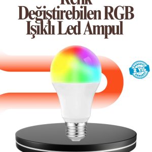 Renk Değiştiren RGB LED Ampul 16 Renk Uzaktan Kumandalı 2025 Model