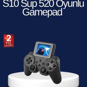 2025 S10 Gamepad 520 Klasik Retro Oyunlu TV Bağlantılı A Kalite Orijinal