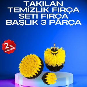 Profesyonel Matkap Ucu Temizlik Fırçası 3’lü Set