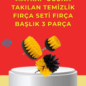 Matkap Ucu Temizlik Aparatı 3’lü Fırça Seti