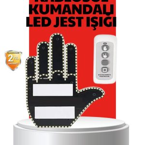 Uzaktan Kumandalı LED Jest Işığı – 3 Farklı Hareket Modu