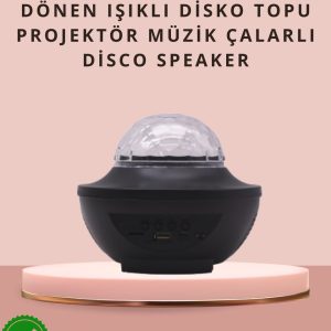 Sesle Aktive Olabilen Uzaktan Kumandalı Ayarlanabilir Galaxy Gece Lambası