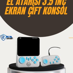 İki Kişilik Oyun Deneyimi Sunan Taşınabilir Retro Konsol