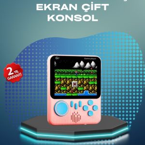 3.5 İnç LCD Ekranlı 666 Oyunlu Taşınabilir Retro Oyun Konsolu