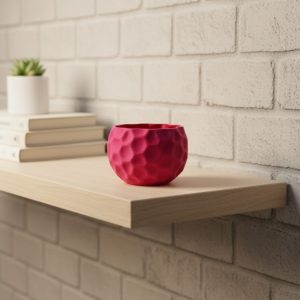 Küçük Boy Mor Saksı 5 cm Şık ve Minimal Dekoratif Tasarım