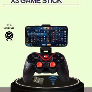 Çift Analog Joystick ve 14 Tuşlu Bluetooth Oyun Kumandası